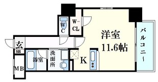 セレッソコート新大阪の物件間取画像